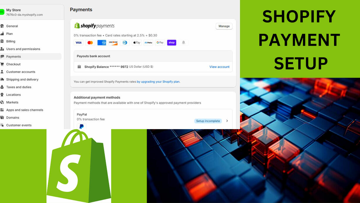 SHOPIFY PAYMENT ACTIVATION